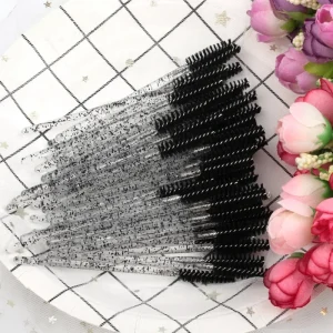 50Pcs Disposable Eyelash Spooler Brushes Multipurpose Eyebrow And Lash Extension DIY Beauty Accessory