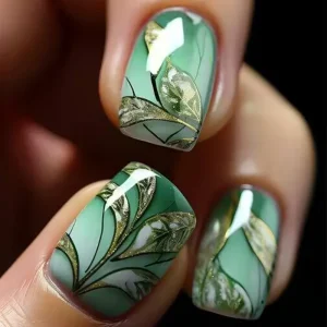 24pcs Short Square Press on Nails