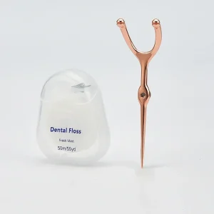 Steel Toothpick And Dental Floss.