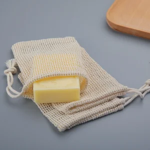Natural Cotton Soap Saver Bag,