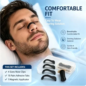 Magnetic Nasal Strips Anti-Snoring.